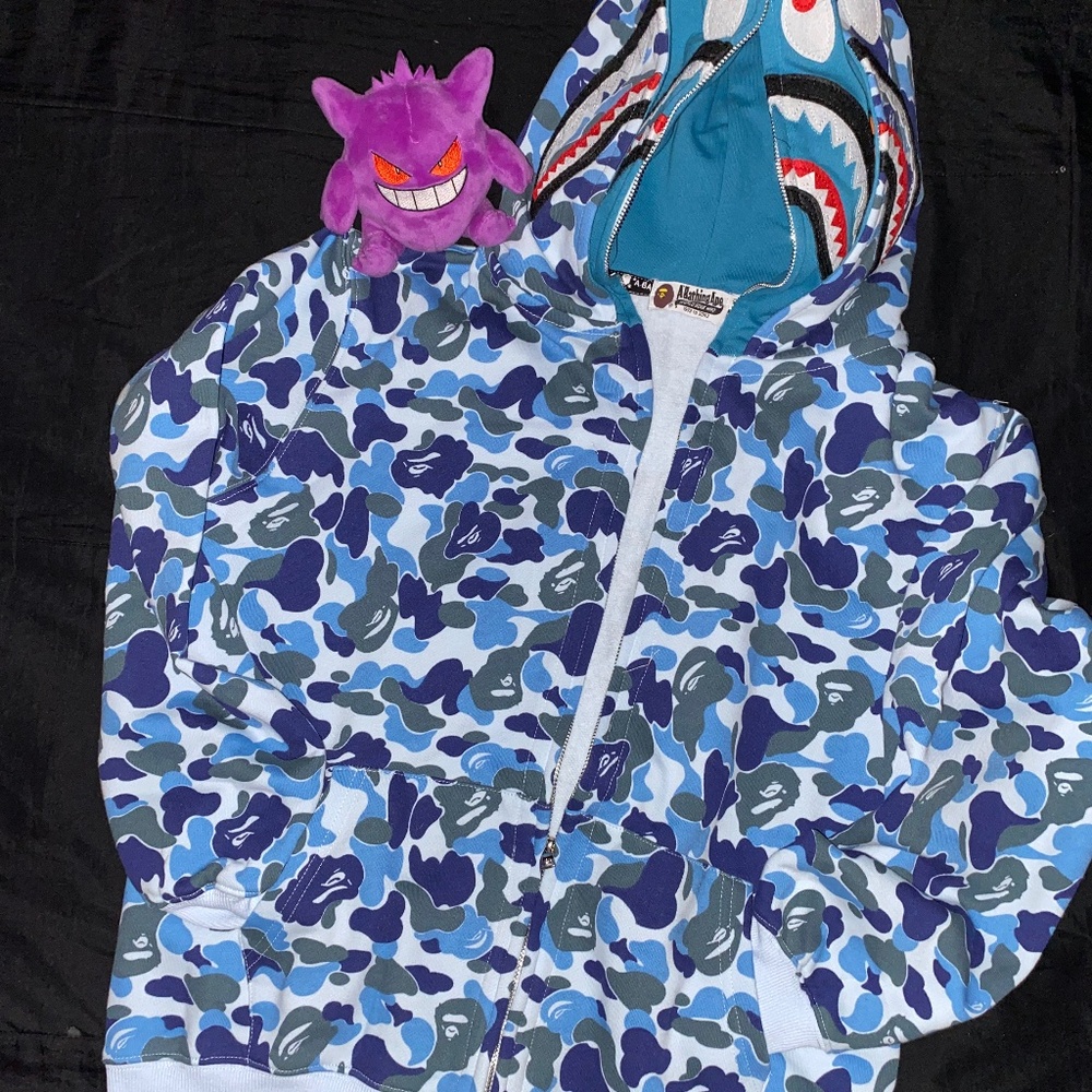 Bape Double Shark Hoodie
